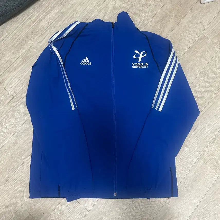 [BUNJANG] Yongin University Taekwondo Department Track Jacket / 용인대학교 태권도학과 져지 집업 바람막이 100 L size