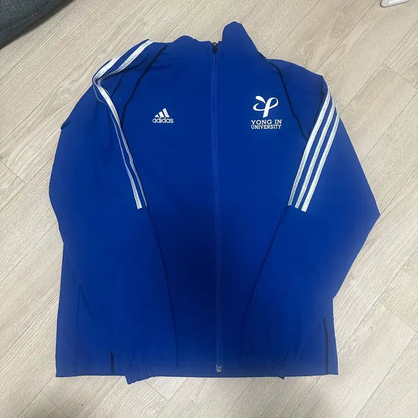 [BUNJANG] Yongin University Taekwondo Department Track Jacket / 용인대학교 태권도학과 져지 집업 바람막이 100 L size