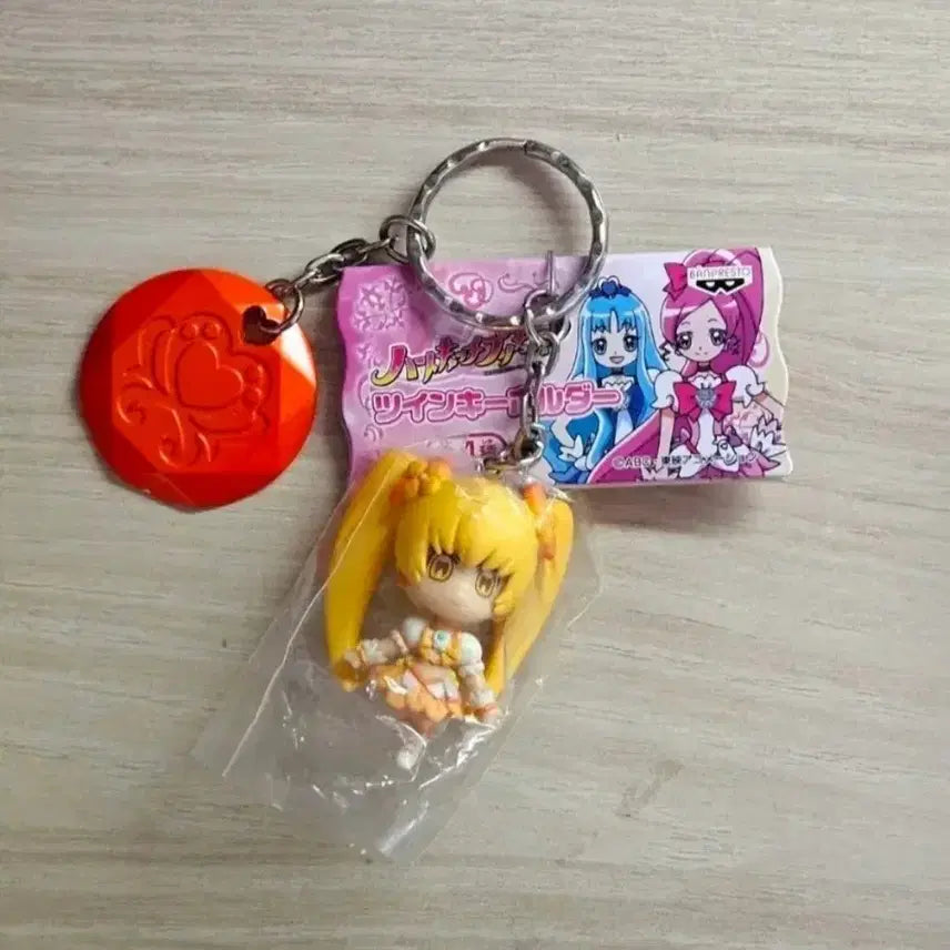 [BUNJANG] Heartcatch Precure Cure Sunshine Classic Keychain Gacha / 하트캐치 프리큐어 큐어 선샤인 고전 키링 가챠 미소녀