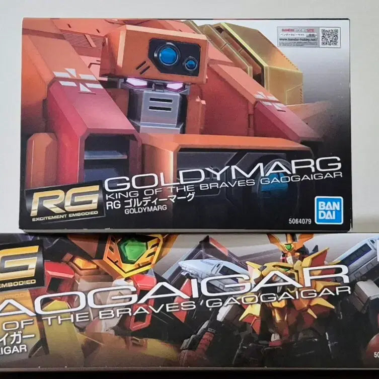 [BUNJANG] Bandai RG GaoGaiGar + Goldymarg Bundle Set / 반다이 [RG] 용자왕 가오가이가 + 골디마그 일괄