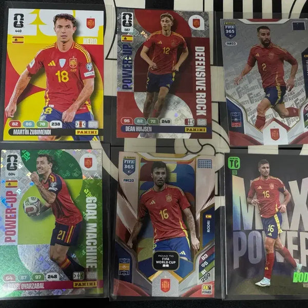 [BUNJANG] Panini Adrenalyn & Top Class Spain 6-Card Bundle Set / 파니니 아드레날린, 파니니 탑클래스 스페인 6종 일괄 판매합니다
