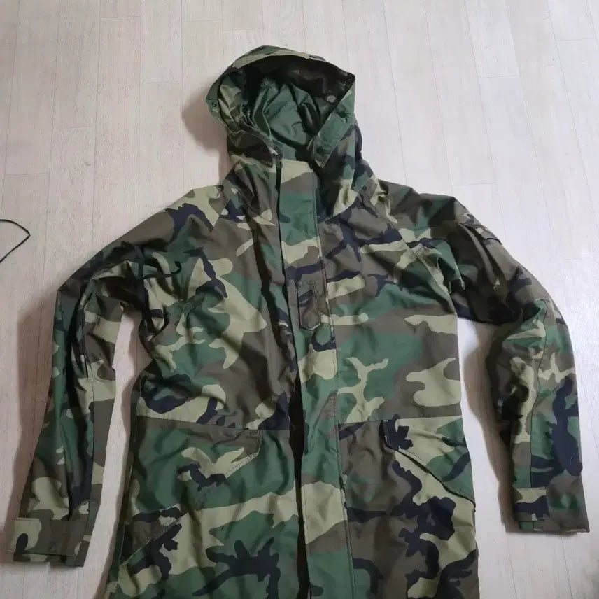 [BUNJANG] US Military Woodland Gore-Tex Jacket & Pants Set - Large Regular / 미군 우드랜드 고어텍스 정품 라지롱