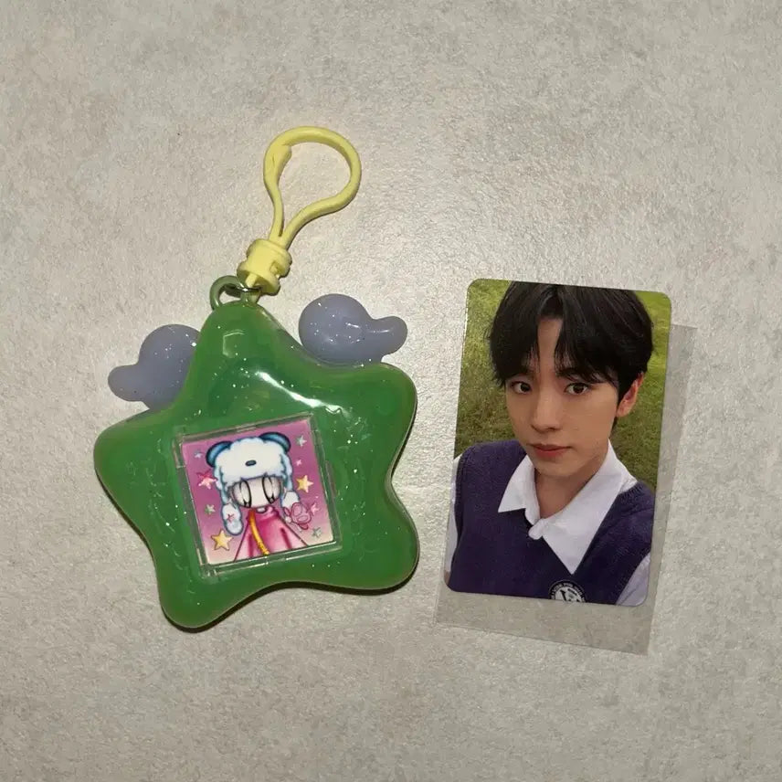 [BUNJANG] NCT WISH Steady Keychain Sakurya Album (Yushi Photocard) / 엔시티 위시 스테디 키링 앨범 사쿠야