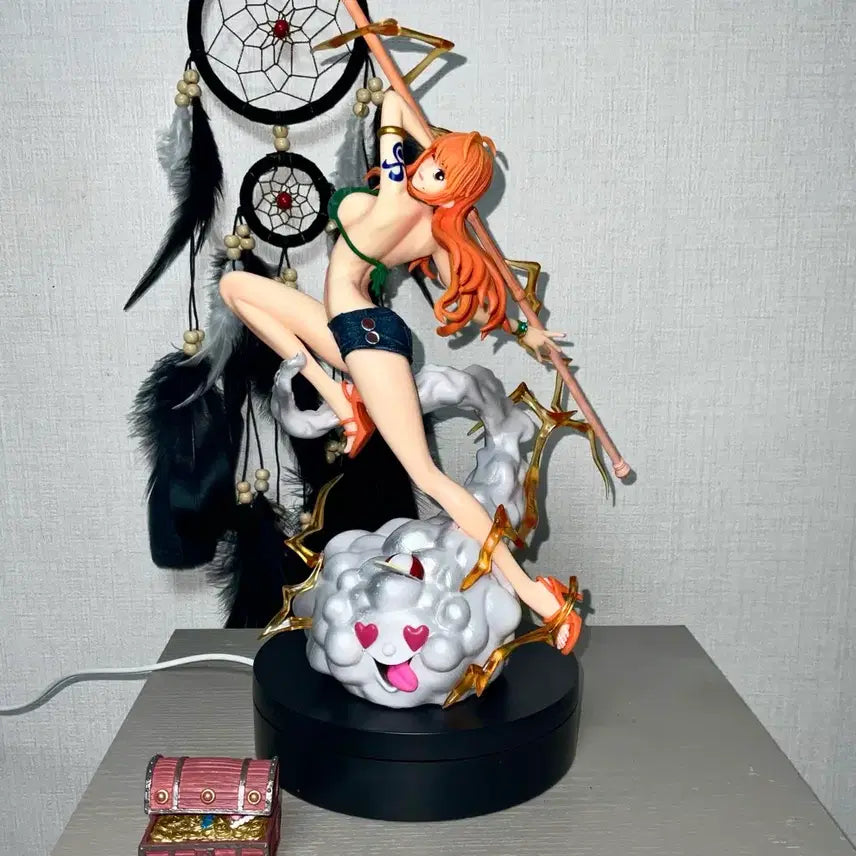 [BUNJANG] Nami Treasure Chest Figure / 원피스나미 피규어 & 보물상자