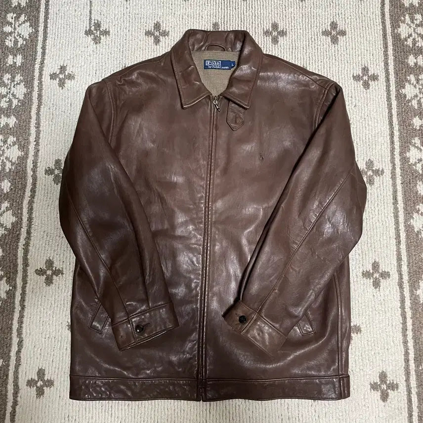 [BUNJANG] Polo Ralph Lauren 00s Lambskin Leather Jacket / 폴로 랄프로렌 00s 양가죽 자켓