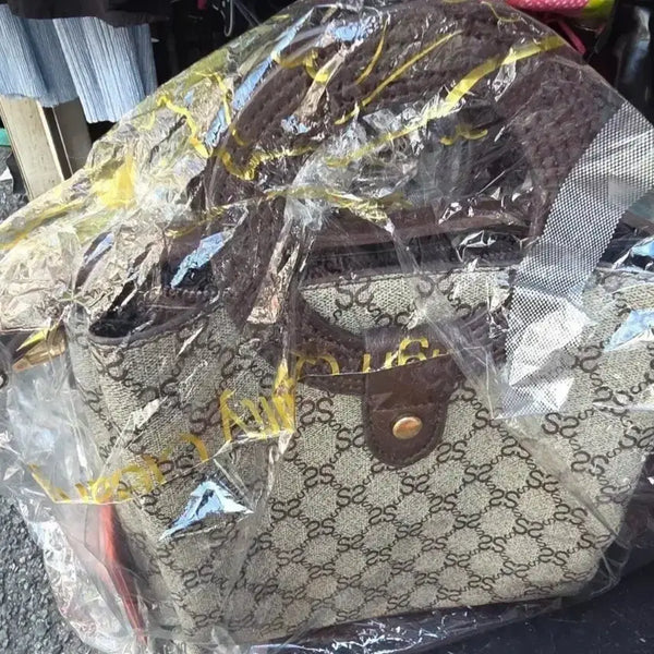 [BUNJANG] Samji Brown Shoulder Bag / 삼지. 새상품.  숄드 백 갈색. 가방
