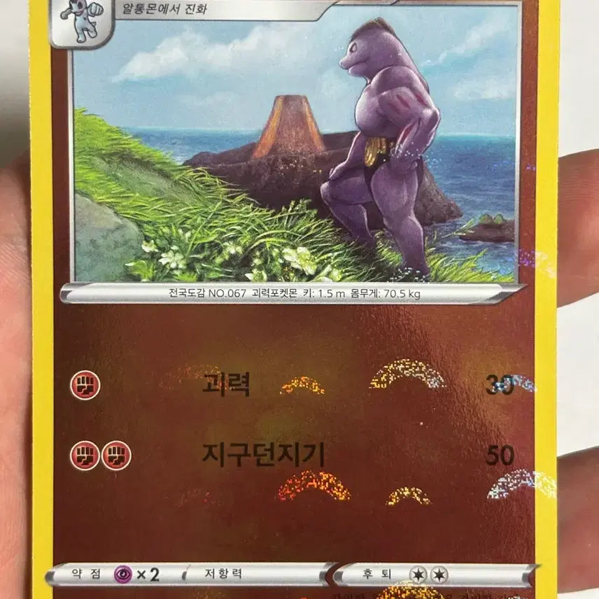 [BUNJANG] Pokemon Card Machoke Monster Ball / 포켓몬 카드 근육몬 몬스터볼
