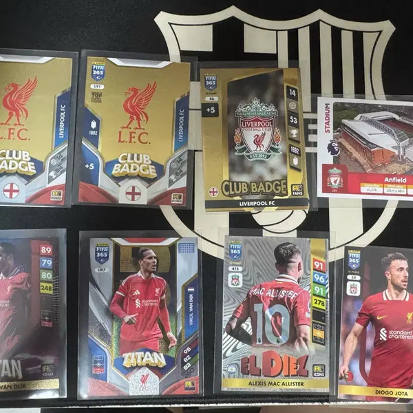 [BUNJANG] Panini Adrenalyn Liverpool Trading Card Bundle Set / 파니니 아드레날린 리버풀 14종 일괄 판매합니다.