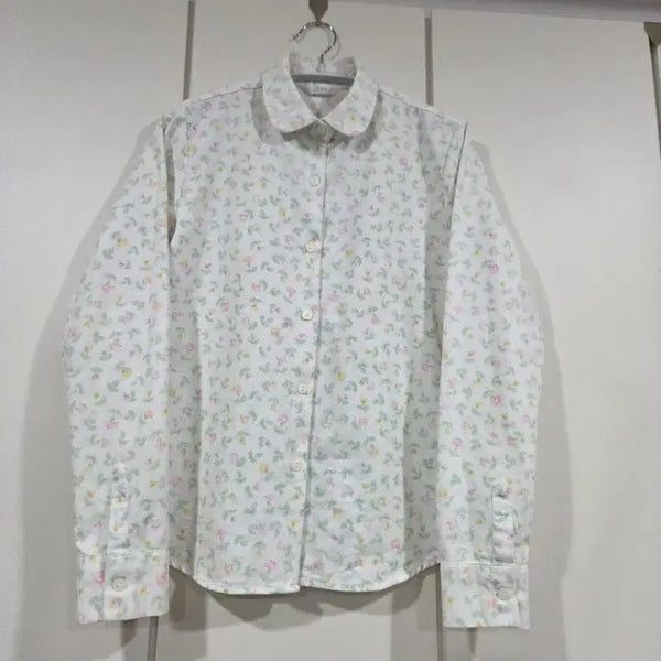[BUNJANG] Flower Pattern Shirt / 플라워 패턴 남방 셔츠