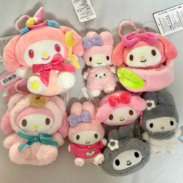 [BUNJANG] Sanrio My Melody Plush Keychain Bundle (New) / 일괄) 산리오 정품 마이멜로디 마멜 인형 키링 (새상품)