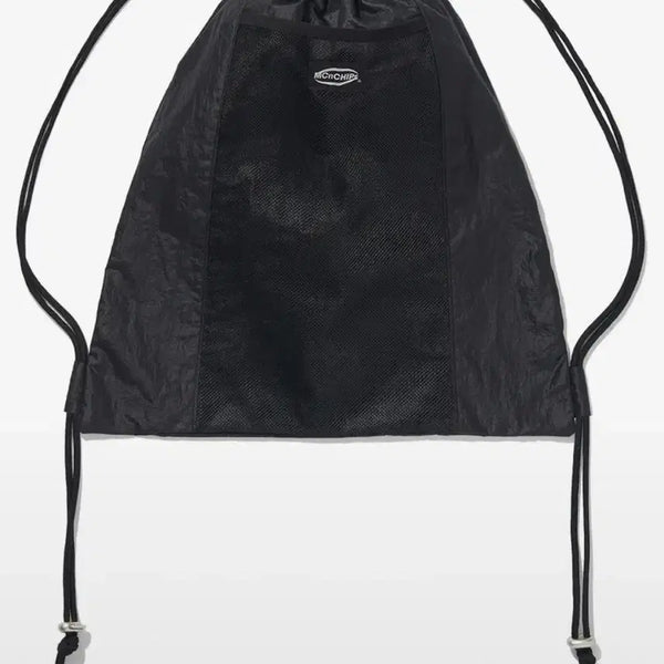 [BUNJANG] Mc&Chips Metal Velcro Gym Sack Bag (Black) / 맥앤칩스 Metal velcro gym sack (black) 짐색 가방