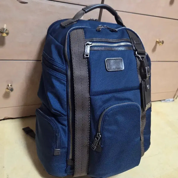 [BUNJANG] Tumi Alpha Bravo Kingsville Deluxe Backpack Navy / 투미 정품 킹스빌 디럭스 백팩