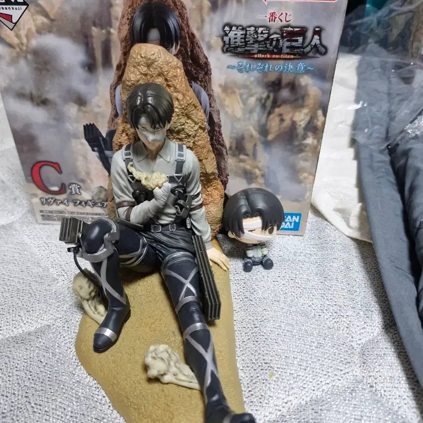 [BUNJANG] Attack on Titan Levi Figure C-Prize Chokonokko / 진격의 거인 리바이 피규어 C상,초코노코