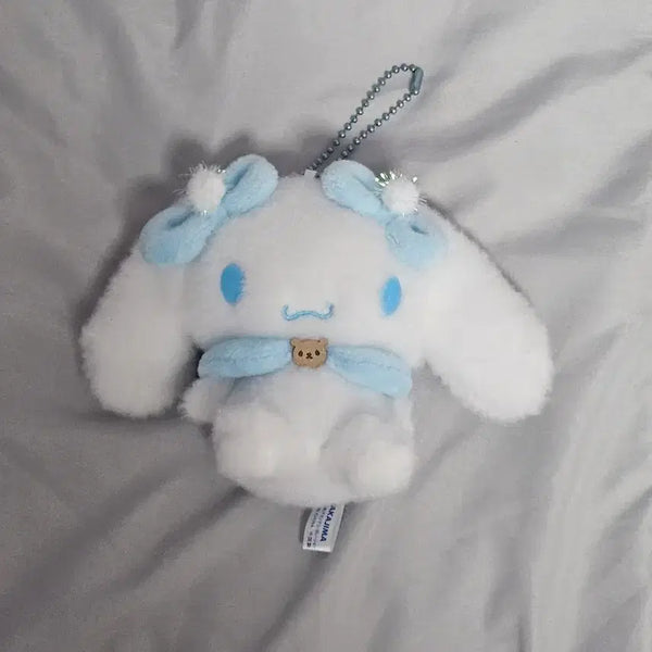 [BUNJANG] Sanrio Cinnamoroll Plush Keychain / 산리오 시나모롤 인형 키링