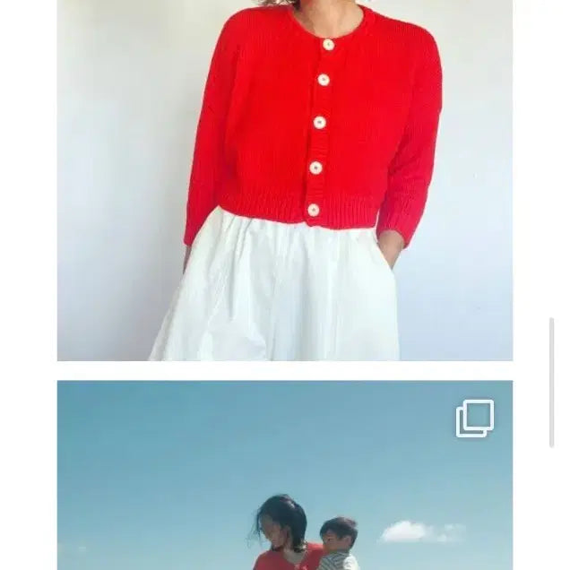 [BUNJANG] babaa Spain Cardigan / 스페인브랜드 babaa 가디건 (쎄모먼, 강민경, 낫띵리튼 착용 브랜드)