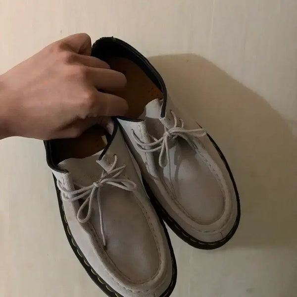 [BUNJANG] Dr. Martens Redford Suede Casual Shoes Beige UK 7 / 닥터마틴 레드포드 베이지