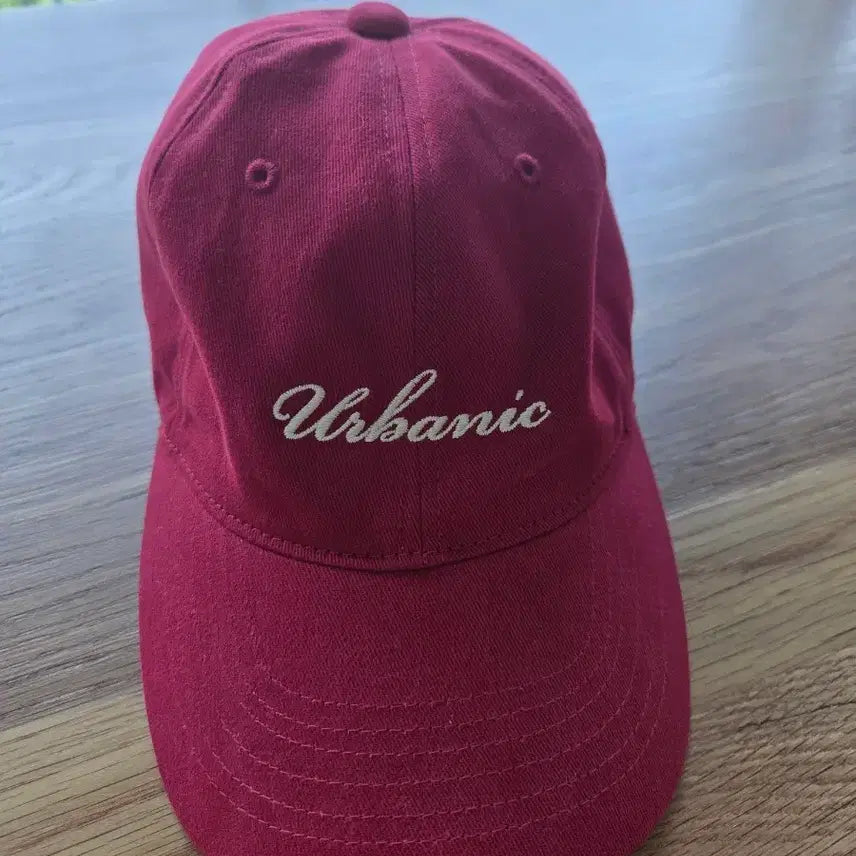 [BUNJANG] URBANIC30 Lettering Ball Cap Red / 얼바닉30 레터링 볼캡 레드