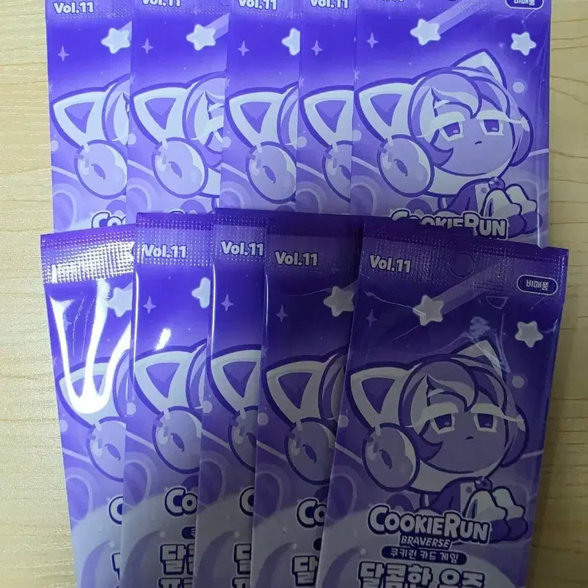 [BUNJANG] Cookie Run Bravers Promotion Pack Vol. 11 (10 Packs) / 쿠키런 브레이버스 프로모션 팩 Vol.11 10팩