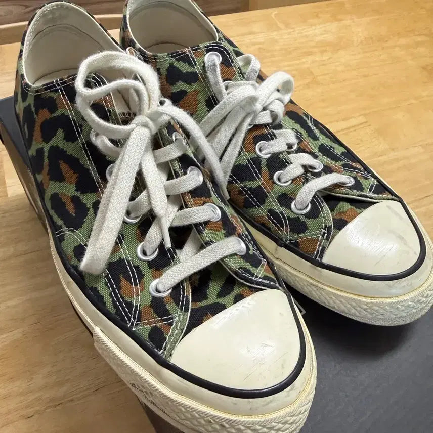 [BUNJANG] Converse x Wacko Maria Leopard Pattern Sneakers (265) / 컨버스 와코마리아 265