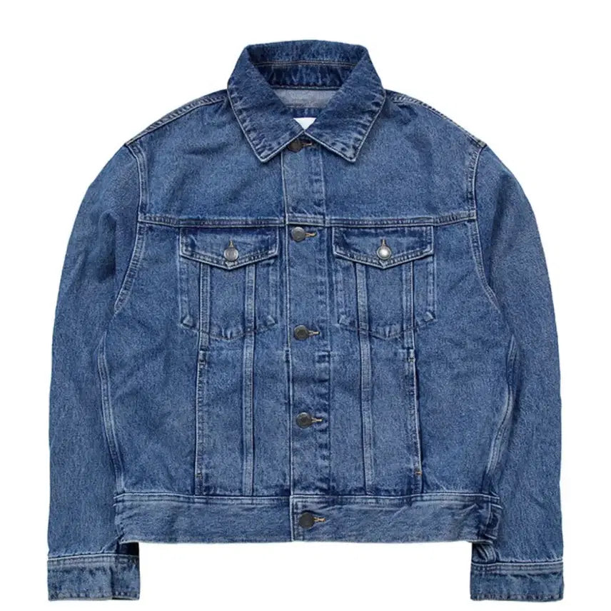 [BUNJANG] AMI 23SS Boxy Denim Jacket Vintage Blue / 아미 23SS 빈티지블루 박시 데님 자켓