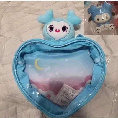 [BUNJANG] TWICE Nayeon Sanrio Collaboration Lovely Nable Heart Bag & Keyring Set / 트와이스 twice 라부리 나부리 나연 하트백, 산리오 콜라보키링 세트