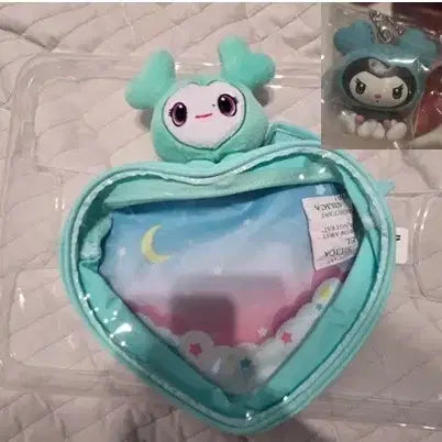 [BUNJANG] Twice Mina Sanrio Collaboration Heart Bag & Keychain Set / 트와이스 twice 라부리 미부리 미나 하트백, 산리오 콜라보키링 세트
