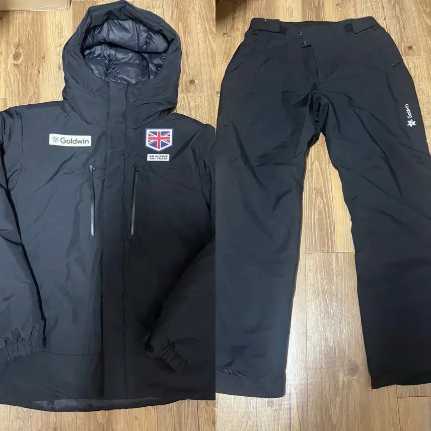 [BUNJANG] Goldwin Ski Suit Set Jacket Pants XL (105) / 골드윈 스키복 105 XL 스키 자켓 바지 세트 카브 데상트 피닉스 보드