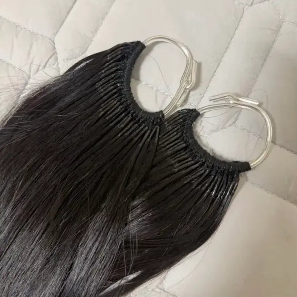 [BUNJANG] Unused 24-inch U-Tip Black Hair Extensions / 미사용 땋기 붙임머리 24인치 유팁 블랙