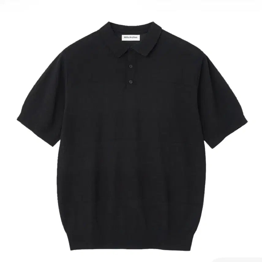 [BUNJANG] Milo Archive Block Half Collar T-shirt + Intempo Mood Collar T-shirt / 밀로 아카이브 블록 하프 카라티+인템포무드카라티