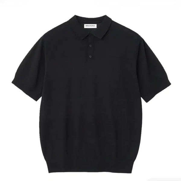 [BUNJANG] Milo Archive Block Half Collar T-shirt + Intempo Mood Collar T-shirt / 밀로 아카이브 블록 하프 카라티+인템포무드카라티