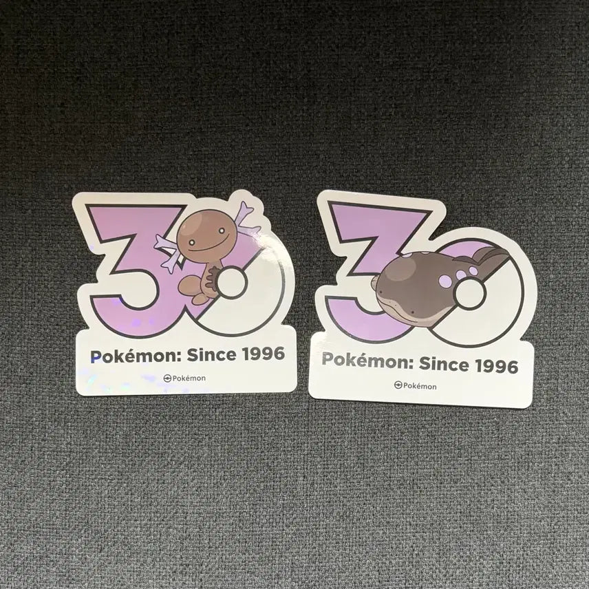 [BUNJANG] Pokemon 30th Anniversary Logo Paldea Wooper Toa Sticker / 한국한정] 포켓몬 30주년 로고 스티커 팔데아 우파 토오
