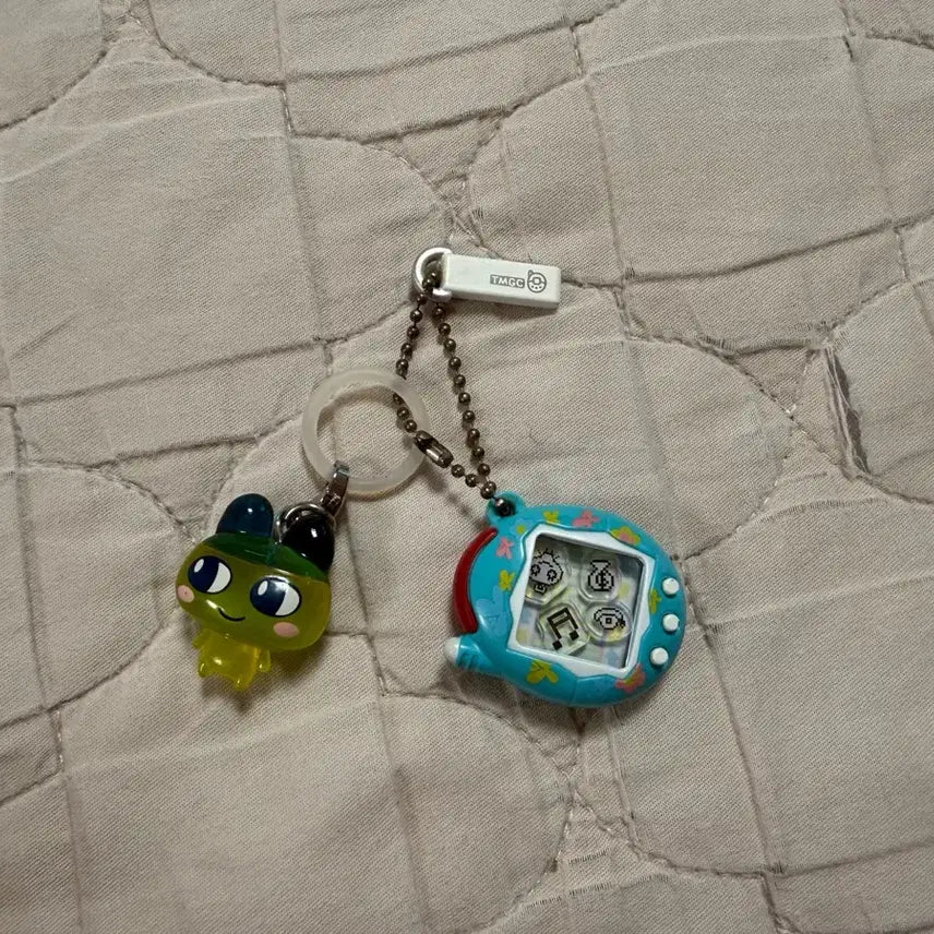 [BUNJANG] Tamagotchi Mezurushi Keychain Set / 다마고치 메지루시 키링