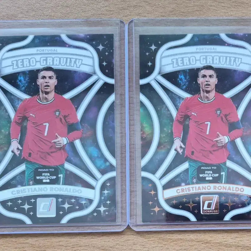 [BUNJANG] Panini Donruss 2025-26 FIFA World Cup Ronaldo Zero Gravity Silver/Bronze Card Set / 2025-26 파니니 돈러스 FIFA월드컵 호날두 제로 그래비티 2장랏