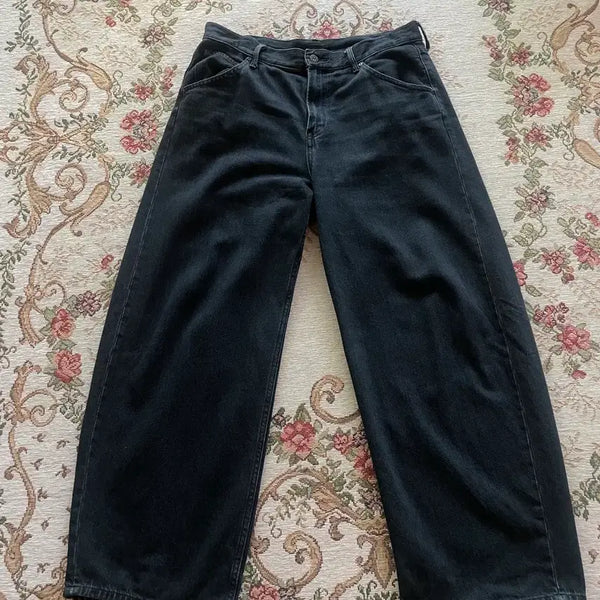 [BUNJANG] Uniqlo Baggy Curve Jeans 30 Dark Grey / 유니클로 배기커브진 08다크그레이 30사이즈