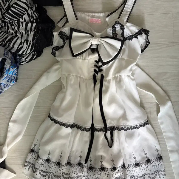 [BUNJANG] Trallalala Gothic Lolita Dress / 트랄라라 원피스(펑크갸루고딕락시크고스로리오리엔탈피조물그런지페어리y2k