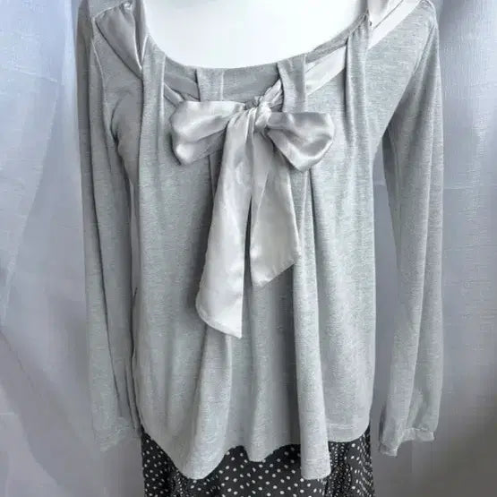 [BUNJANG] Vintage Glacier Long Sleeve Blouse / 빈티지 글라시에 블라우스 청순 모리 페어리