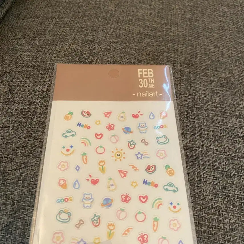 [BUNJANG] Handmade 3D Nail Art Stickers Set / 수제 네일 감성 입체 네일 스티커 2개 세트 판매 (선택가능)