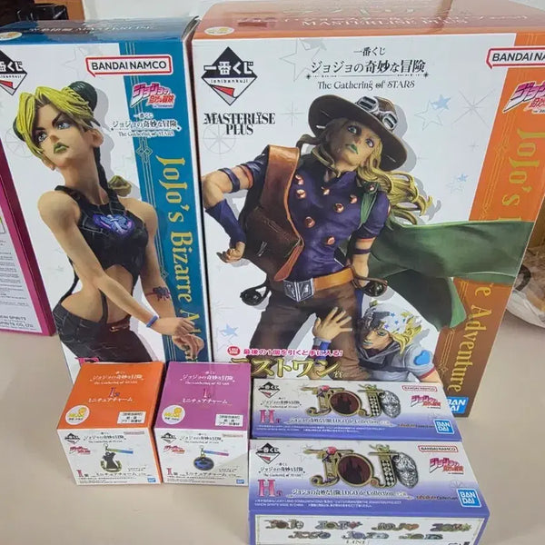 [BUNJANG] JoJo's Bizarre Adventure Ichiban Kuji F Prize & Last One Prize Figure Bundle / 최저가)제일복권 죠죠의 기묘한 모험 F상 라스트원상 일괄 판매
