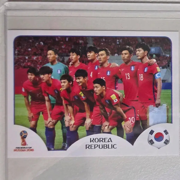[BUNJANG] 2018 Panini Team Korea World Cup Sticker Card / 2018 팀 코리아 파니니 월드컵 스티커 카드 대한민국