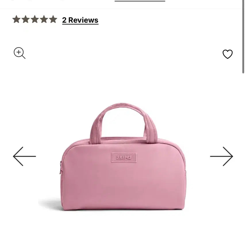 [BUNJANG] Skims Nylon Mini Duffle Bag Pouch Pink / skims 스킴스 가방 미니백 나일론 토트백 파우치 핑크