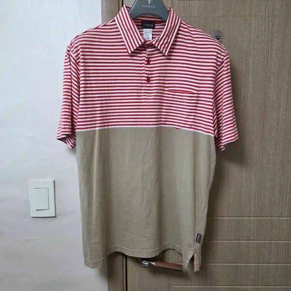 [BUNJANG] Patagonia Striped Polo Shirt L / 파타고니아 스트라이프 카라티 L