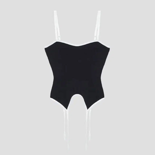 [BUNJANG] As If 9 Corset Sleeveless Top Black / 새상품) 에즈이프캘리 CORSET SLEEVELESS TOP BLACK