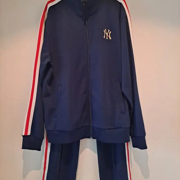 [BUNJANG] New York Yankees Tracksuit Navy / 뉴욕 양키스 트랙수트 네이비
