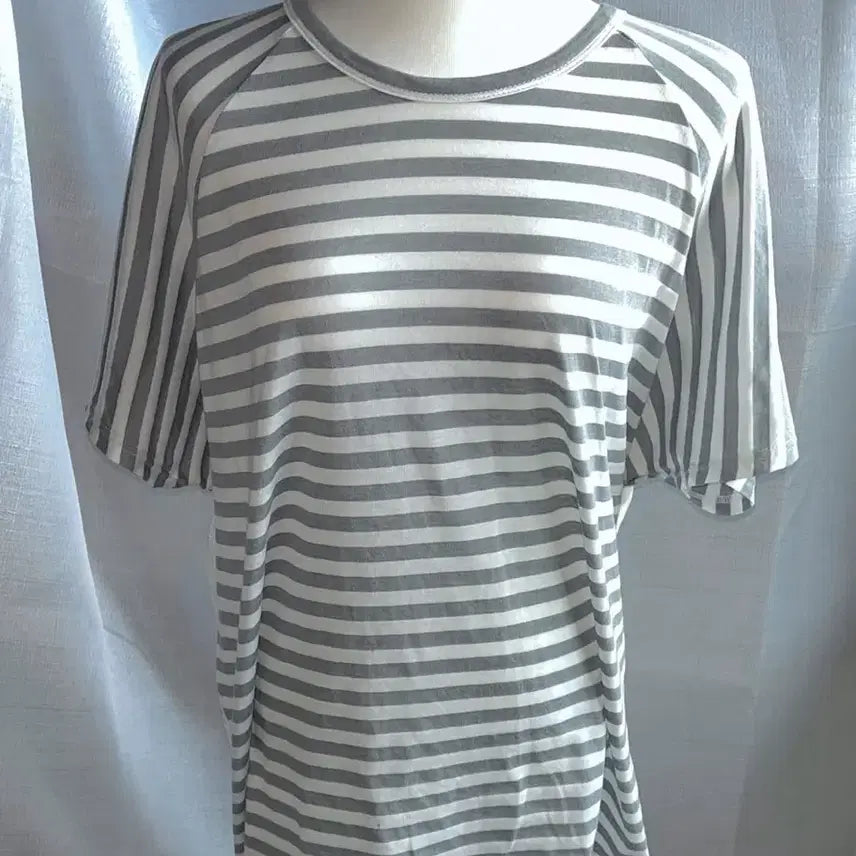 [BUNJANG] Vintage Mori Fairy Stripe Lace Embroidered T-Shirt / 빈티지 모리 티셔츠 모리 페어리
