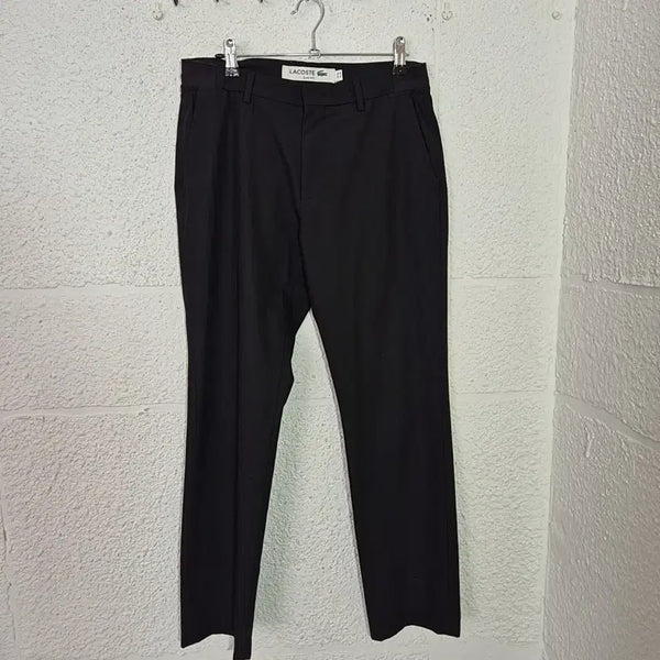 [BUNJANG] Lacoste Black Slacks / 라코스테 블랙 슬랙스