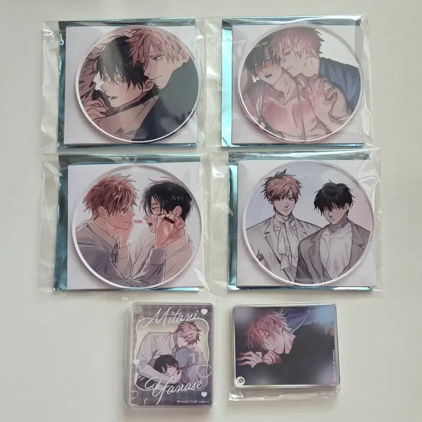 [BUNJANG] Nocori BL "My Ideal Master" Acrylic Coaster & Colotta Set / BL 노코리 nocori 훈남동료는이상적주인님 아크릴 애니메이트 그라떼