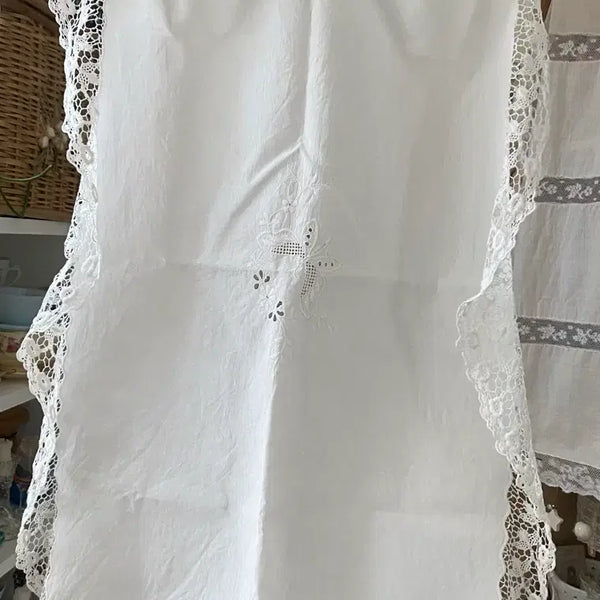 [BUNJANG] Vintage Lace Embroidered Tablecloth / 빈티지 레이스 자수 테이블보