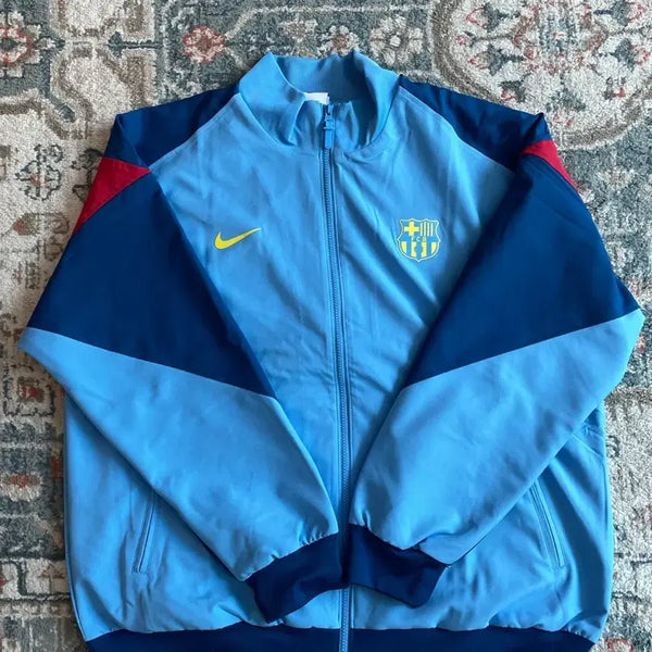 [BUNJANG] Nike FC Barcelona Dry-FIT Soccer Anthem Jacket XL / 나이키 FC 바르셀로나  드라이핏 사커 앤섬 자켓 (새제품. XL)
