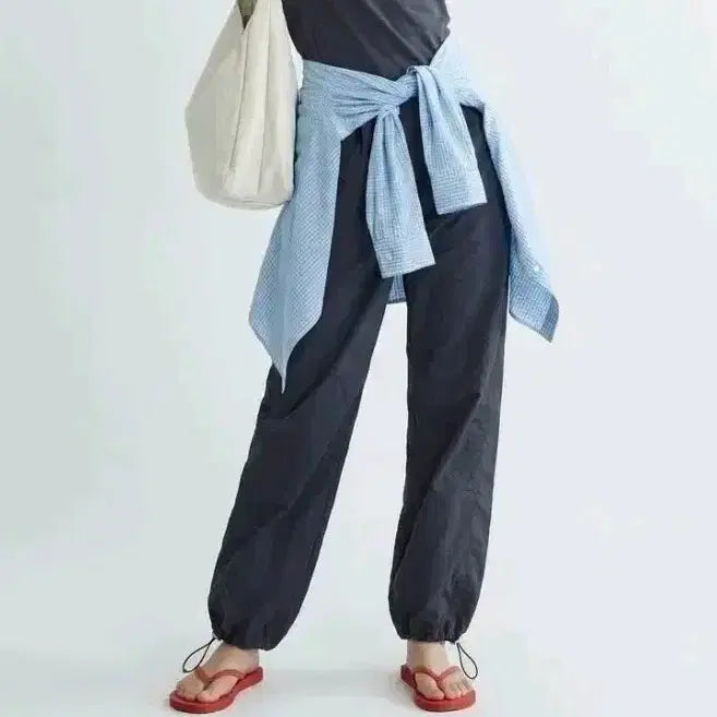 [BUNJANG] String Anorak Jogger Pants / [국내자체제작] 스트링 아노락 조거팬츠
