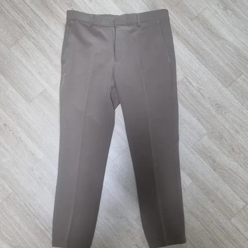 [BUNJANG] Men's Slim Fit Slacks Trousers - Dusty Beige (M) / 정장바지 슬랙스 M 브라운 더스티베이지